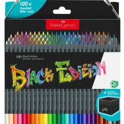 Faber-Castell® Black Edition 100 Colored Pencils Set