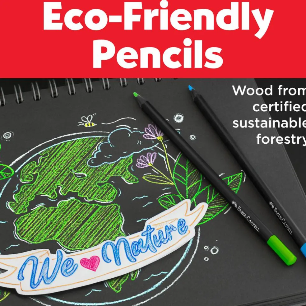 Faber-Castell® Black Edition 50-Piece Colored Pencils