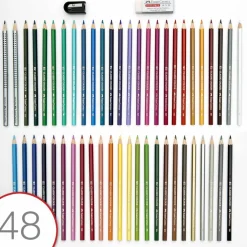 Faber-Castell® Classic 48 Color Pencil Tin Set