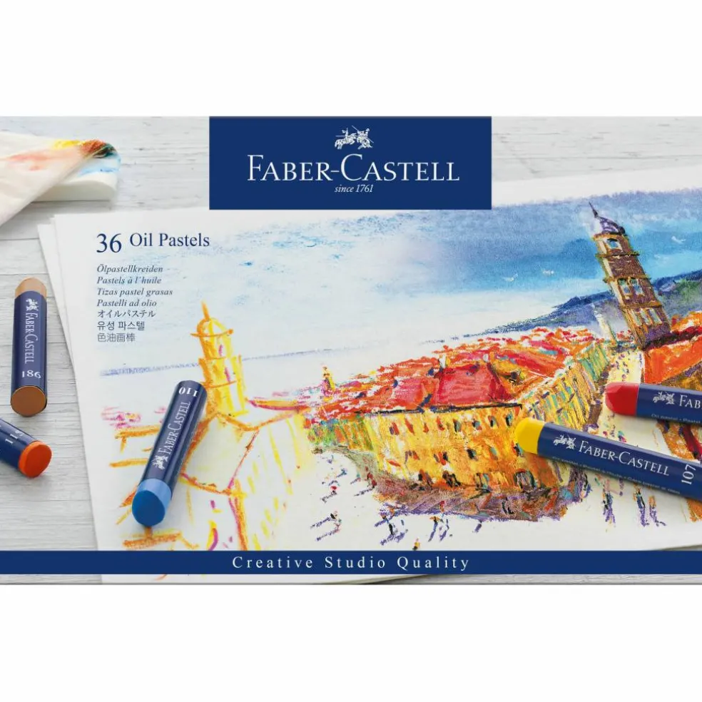 Faber-Castell® 36 Color Oil Pastel Set