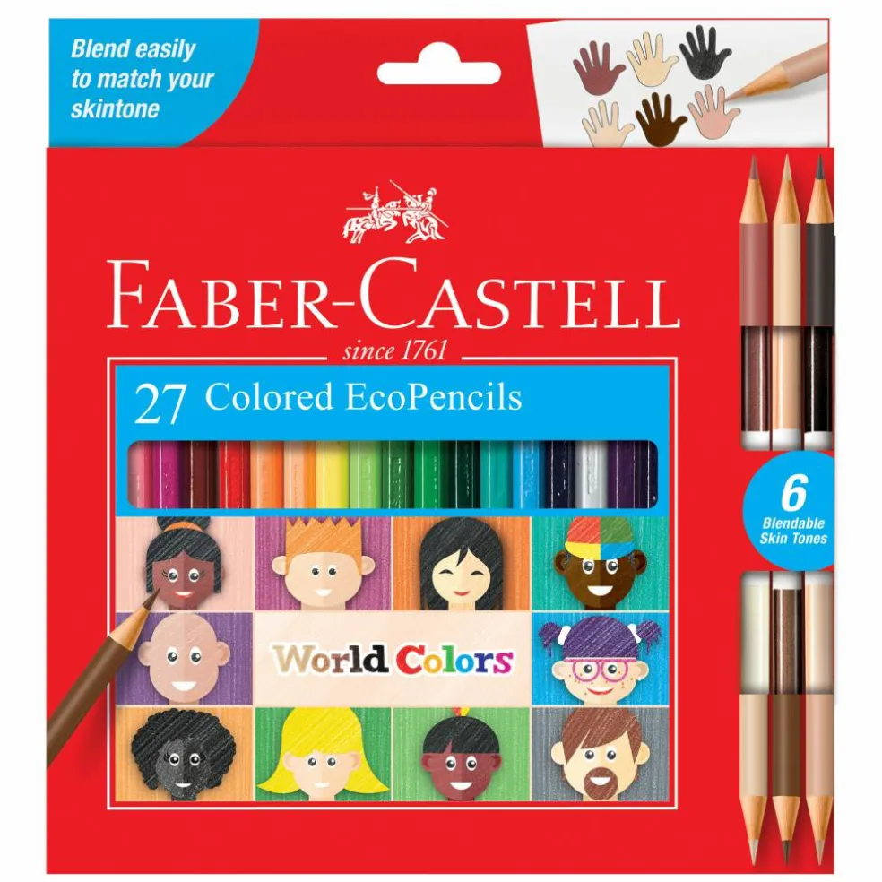 Faber-Castell 27 Color World Colors EcoPencils