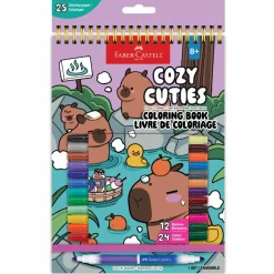 Faber-Castell® Cozy Cuties Coloring Book Set
