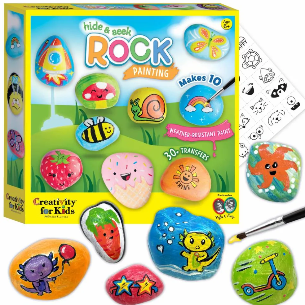 Faber-Castell® Creativity for Kids® Hide & Seek Rock Painting Kit