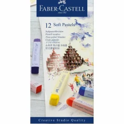 Faber-Castell® Full Length 12 Color Soft Pastel Stick Set