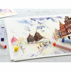 Faber-Castell® Full Length 24 Color Soft Pastel Stick Set
