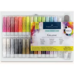 Faber-Castell Gelatos Sets - Dulce II, Assorted Colors, Set of 33