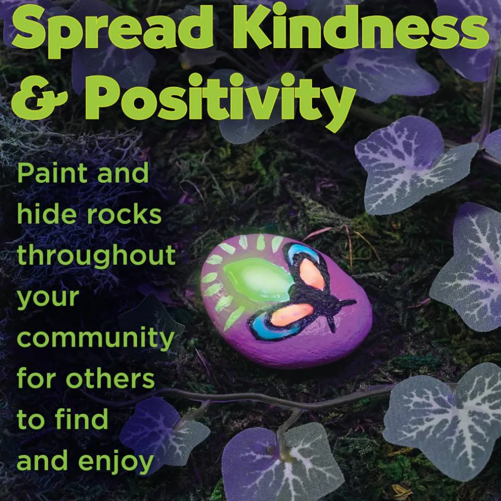 Faber-Castell® Glow in the Dark Rock Painting Kit