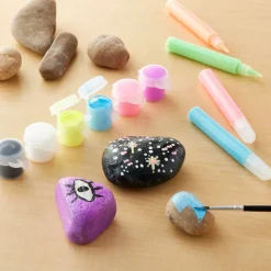 Faber-Castell® Glow in the Dark Rock Painting Kit