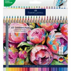 Faber-Castell® Goldfaber Aqua 48 Color Watercolor Pencil Set