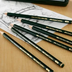 Faber-Castell® 9000 Graphite 6 Pencil Tin Set