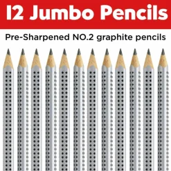 Faber-Castell® Jumbo Grip Graphite No.2 B EcoPencils, 12ct.