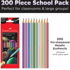 Faber-Castell® Metallic EcoPencil School Pack
