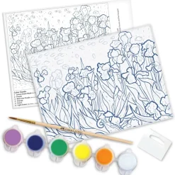 Faber-Castell Paint by Number Museum Series., Irises