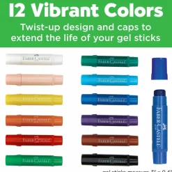 Faber-Castell® 240-Piece Gel Stick School Pack