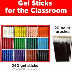 Faber-Castell® 240-Piece Gel Stick School Pack