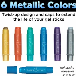Faber-Castell® 120-Piece Metallic Gel Stick School Pack