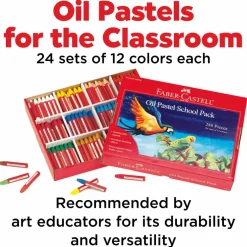 Faber-Castell® 288-Piece Oil Pastels School Pack