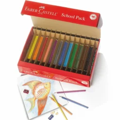 Faber-CastellĀ® 288-Piece Watercolor Pencils School Pack