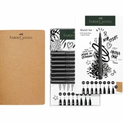 Faber-Castell Pitt Artist Pen & Notebook Set