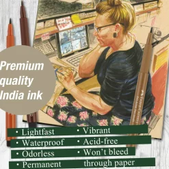 Faber-Castell® PITT® 6 Color Artist Brush Pen Set