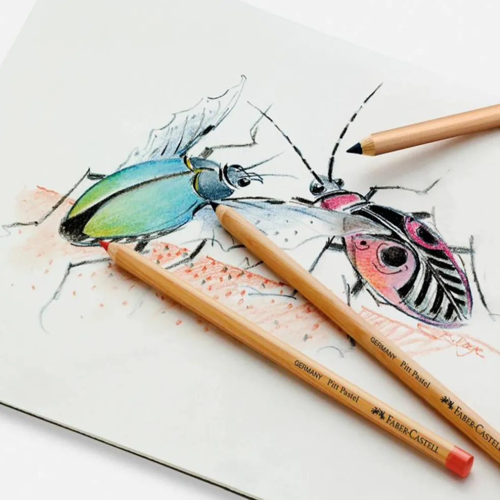 Faber-Castell Pitt 60 Color Pastel Pencil Set