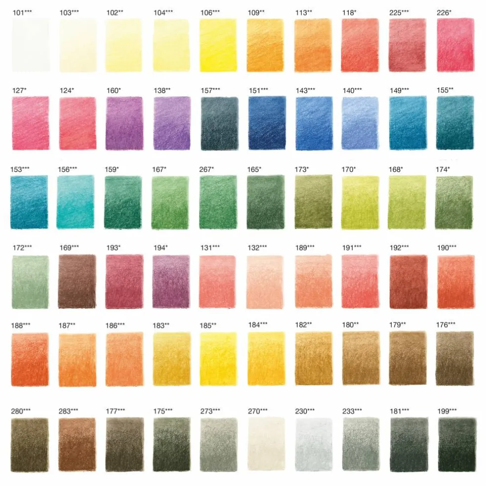 Faber-Castell Pitt 60 Color Pastel Pencil Set