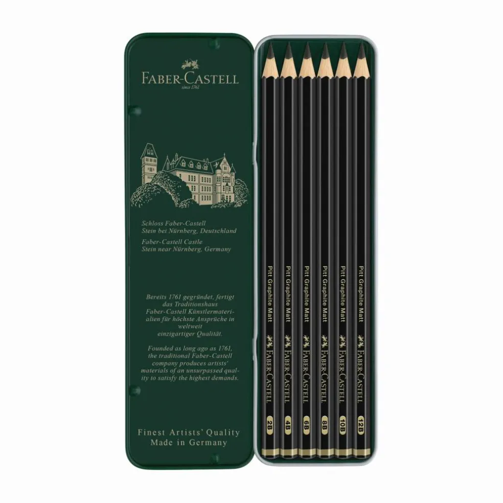Faber-Castell® PITT® Matte Graphite Pencil Set