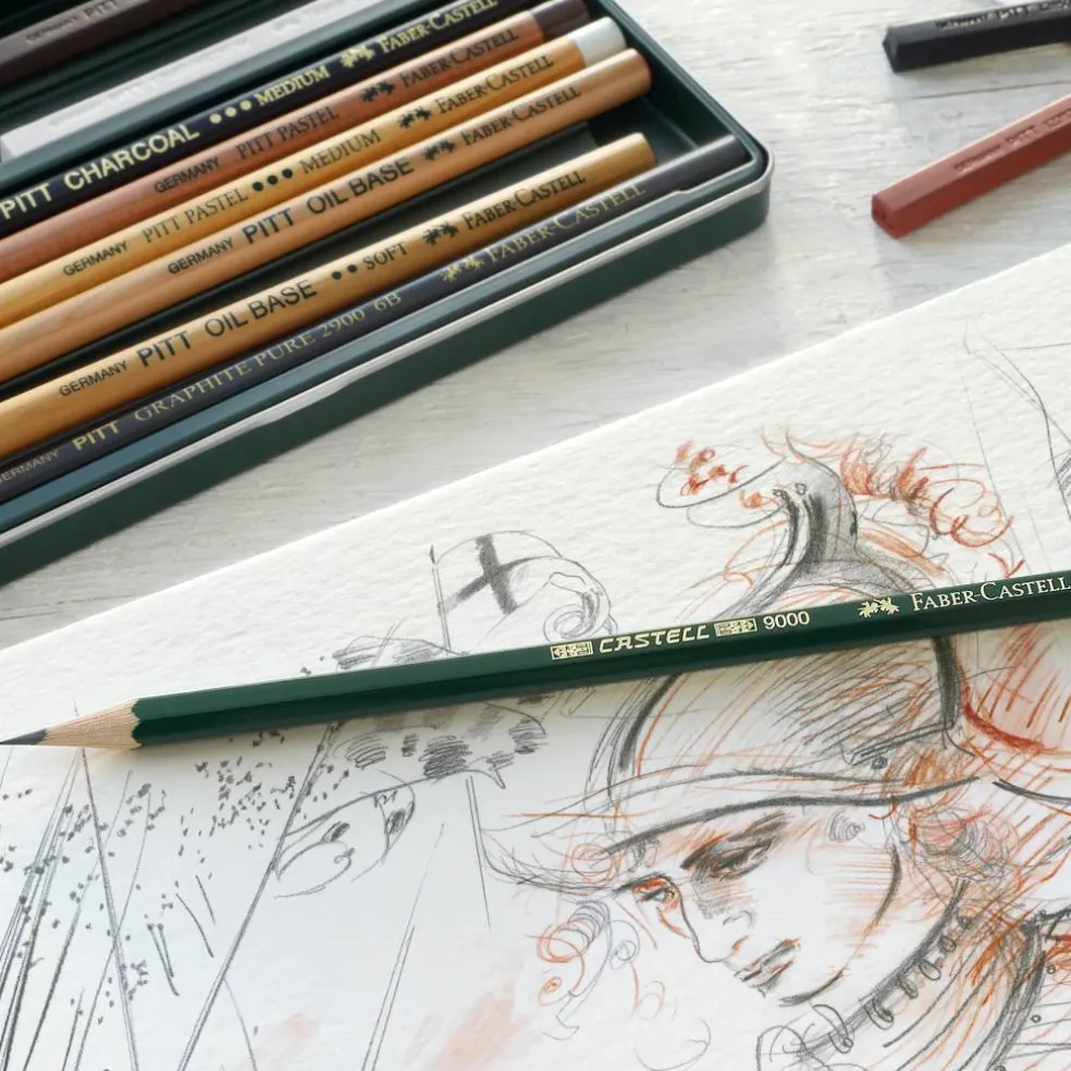 Faber-Castell Pitt Monochrome 33-Piece Set