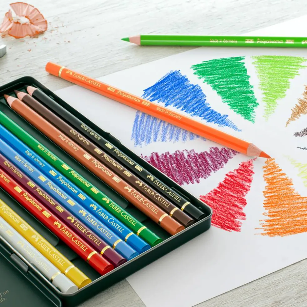 Faber-Castell Polychromos 12 Color Pencil Set