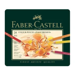 Faber-Castell® Polychromos® 24 Colored Pencil Tin Set