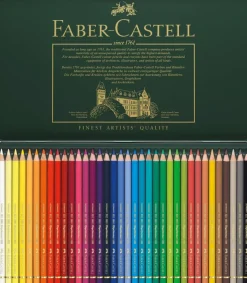 Faber-CastellĀ® Polychromos Colored Pencil Tin Set