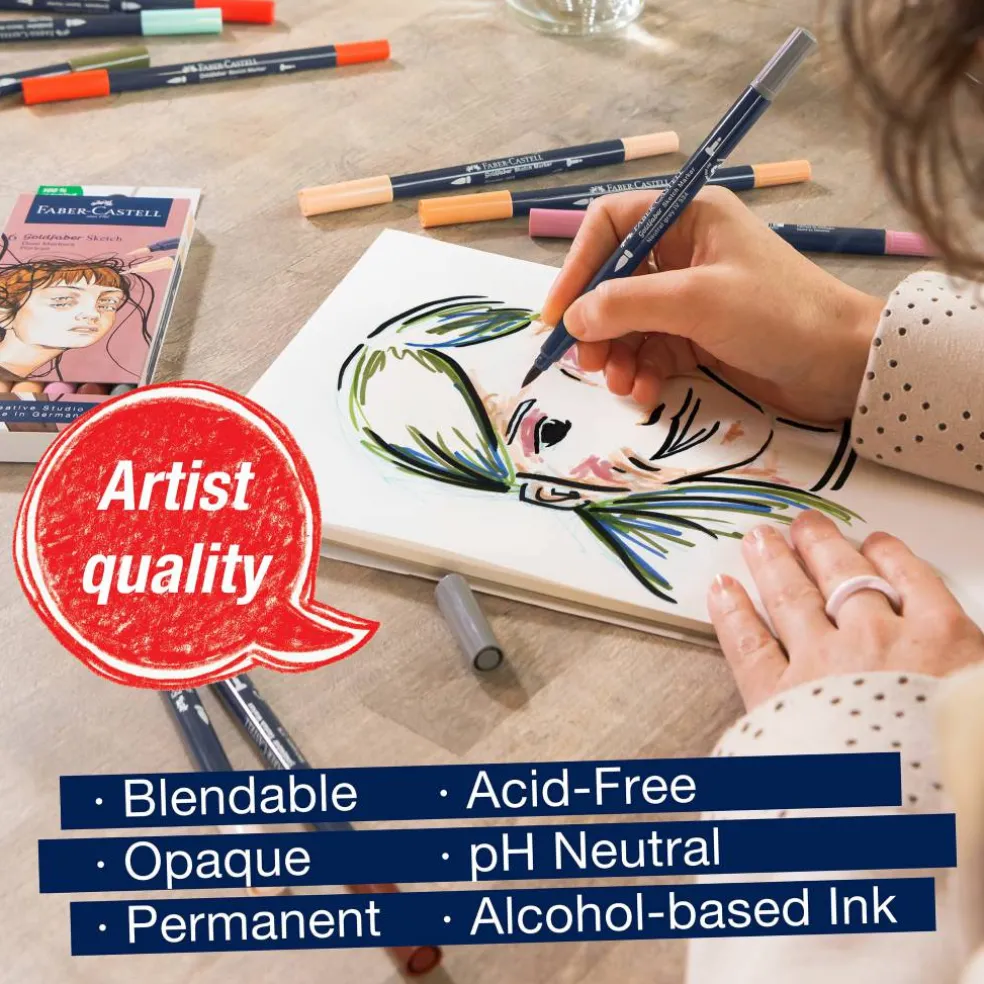 Faber-Castell® Portrait Goldfaber Sketch Markers