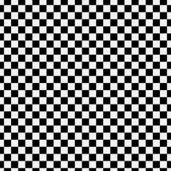 Fabric Editions Black Tile Check Cotton Fabric