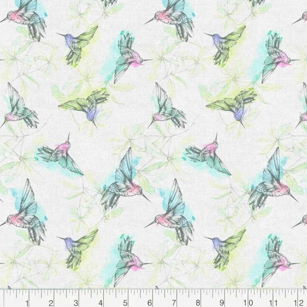 Fabric Editions Hummingbird Cotton Fabric