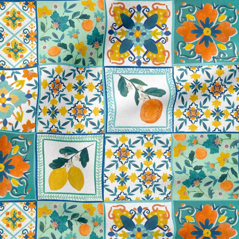 Fabric Editions Orchard Tile Cotton Fabric