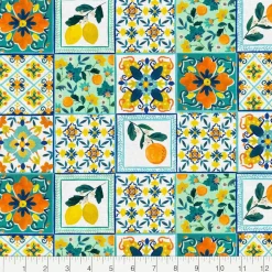 Fabric Editions Orchard Tile Cotton Fabric