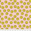 Fabric Editions Smile on Pink Cotton Fabric
