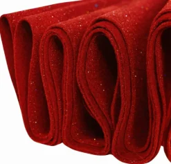 FabricLA Glitter Felt Fabric by The Yard – 60 Inch Wide Sparkly Felt, Non-Shedding Mess-Free Glitter Fabric for Crafts, Costumes & Decor – Easy Cut & Sew