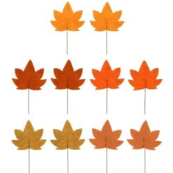 Fabric Leaves Decorative Components, 10ct. by Ashland®
