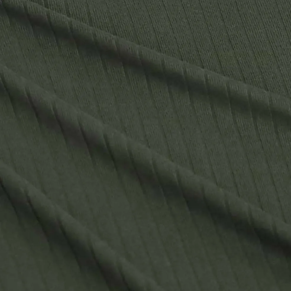 Fabric Merchants Polyester Blend Ribbed Fabric