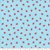 Fabric Traditions Blue Gingham Strawberry Cotton Quilting Fabric