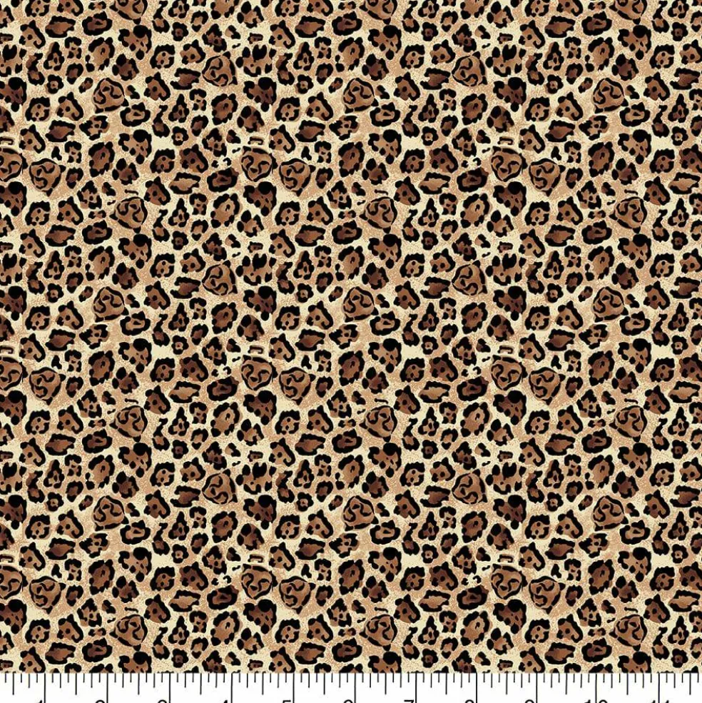 Fabric Traditions Cheetah Print Cotton Quilting Fabric