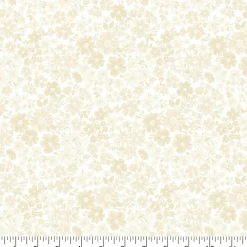Fabric Traditions Cream Flowers Cotton Quilting Fabric