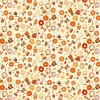 Fabric Traditions Pumpkin Spice Cream Cotton Quilting Fabric
