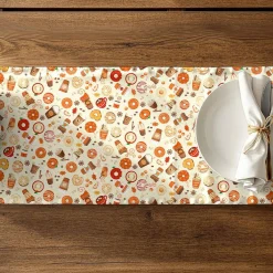 Fabric Traditions Pumpkin Spice Cream Cotton Quilting Fabric