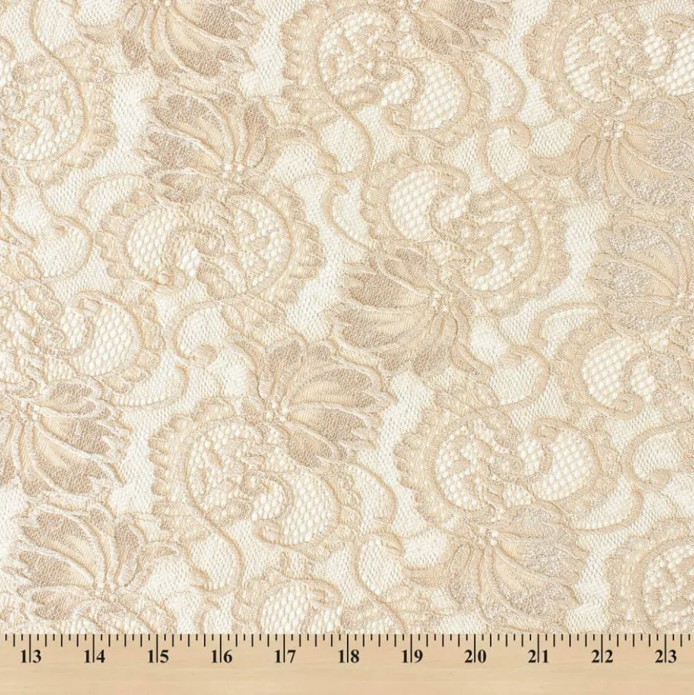 Fabric Wholesale Direct Floral Victoria Stretch Lace Fabric