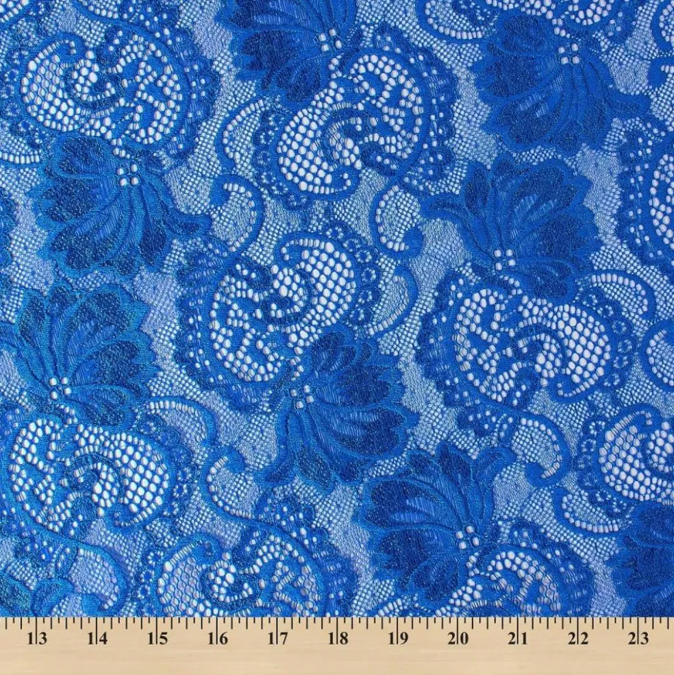 Fabric Wholesale Direct Floral Victoria Stretch Lace Fabric
