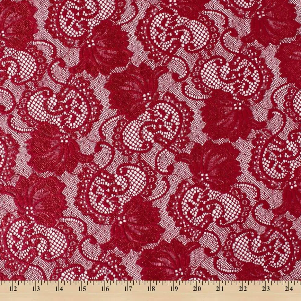Fabric Wholesale Direct Floral Victoria Stretch Lace Fabric