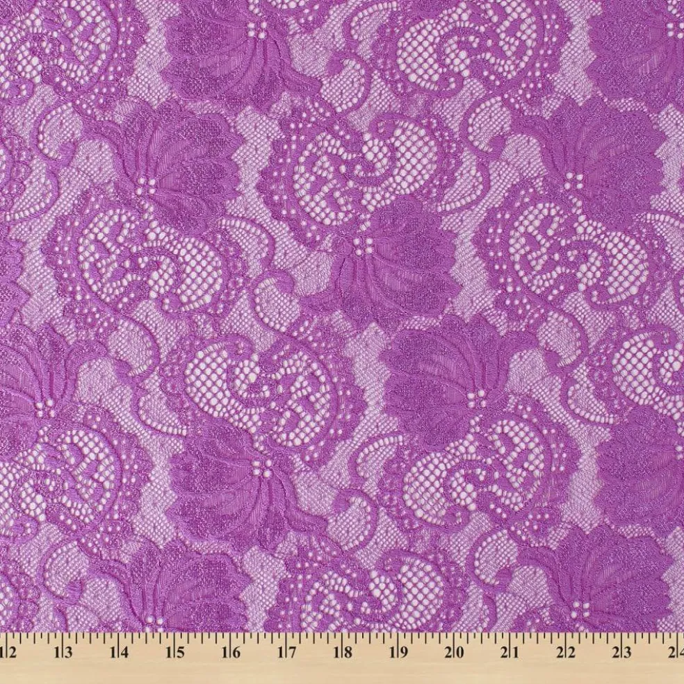 Fabric Wholesale Direct Floral Victoria Stretch Lace Fabric