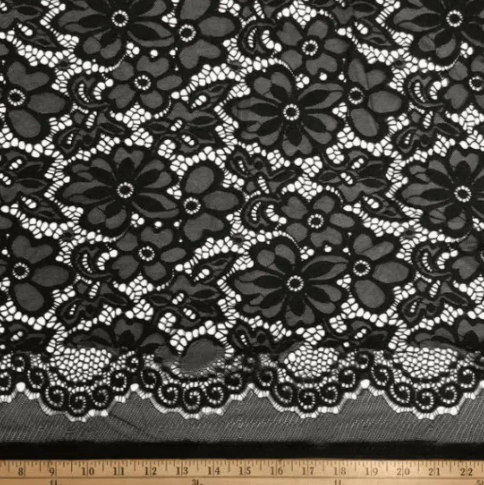Fabric Wholesale Direct Floral Florence Stretch Lace Fabric